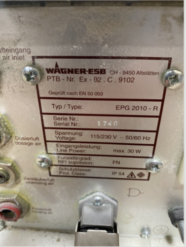Wagner #EPG-2010, Gun Controller, Refurbished - Image 1