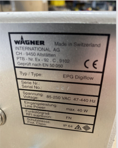 Wagner #EPG-Digiflow Gun Controller, Refurbished - Image 1