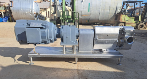 Alfa Laval #SRU5-168LS, 3" Stainless Steel positive displacement pump, 15 HP, 1775 RPM - Image 2