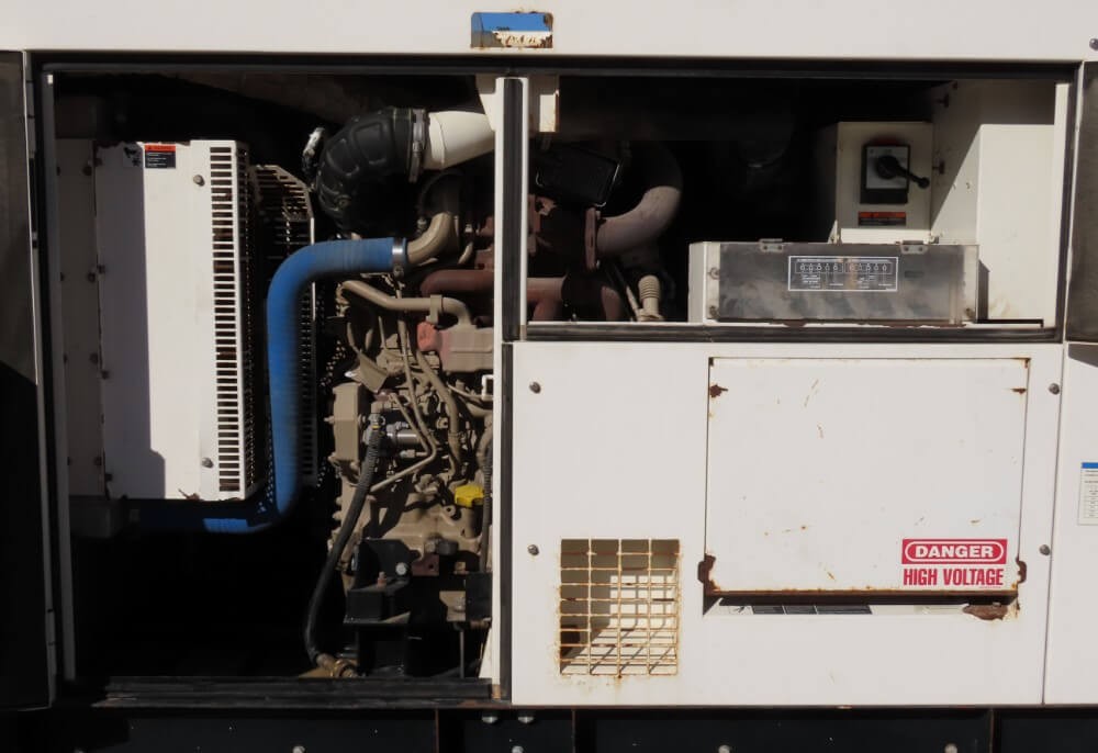 62 KW Multiquip #DCA70SSJU4i, trailer mounted diesel generator, sound attenuated enclosure, Tier 4i, 14540 - Image 2