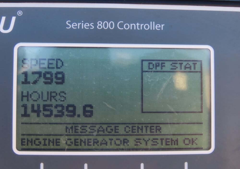 62 KW Multiquip #DCA70SSJU4i, trailer mounted diesel generator, sound attenuated enclosure, Tier 4i, 14540 - Image 4