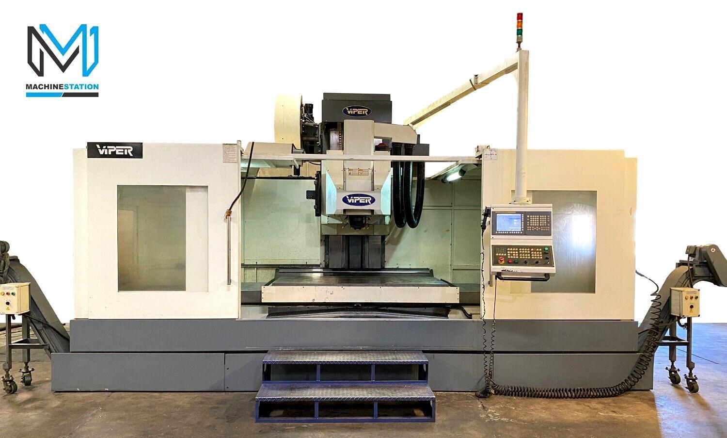 Mighty Viper #VMC-2100 5AB, CNC mill, 80" X, 40" Y, 30" Z, 10k RPM, #50, 50 HP, 5-Axis, Fanuc 30i-MA, rigid - Image 1