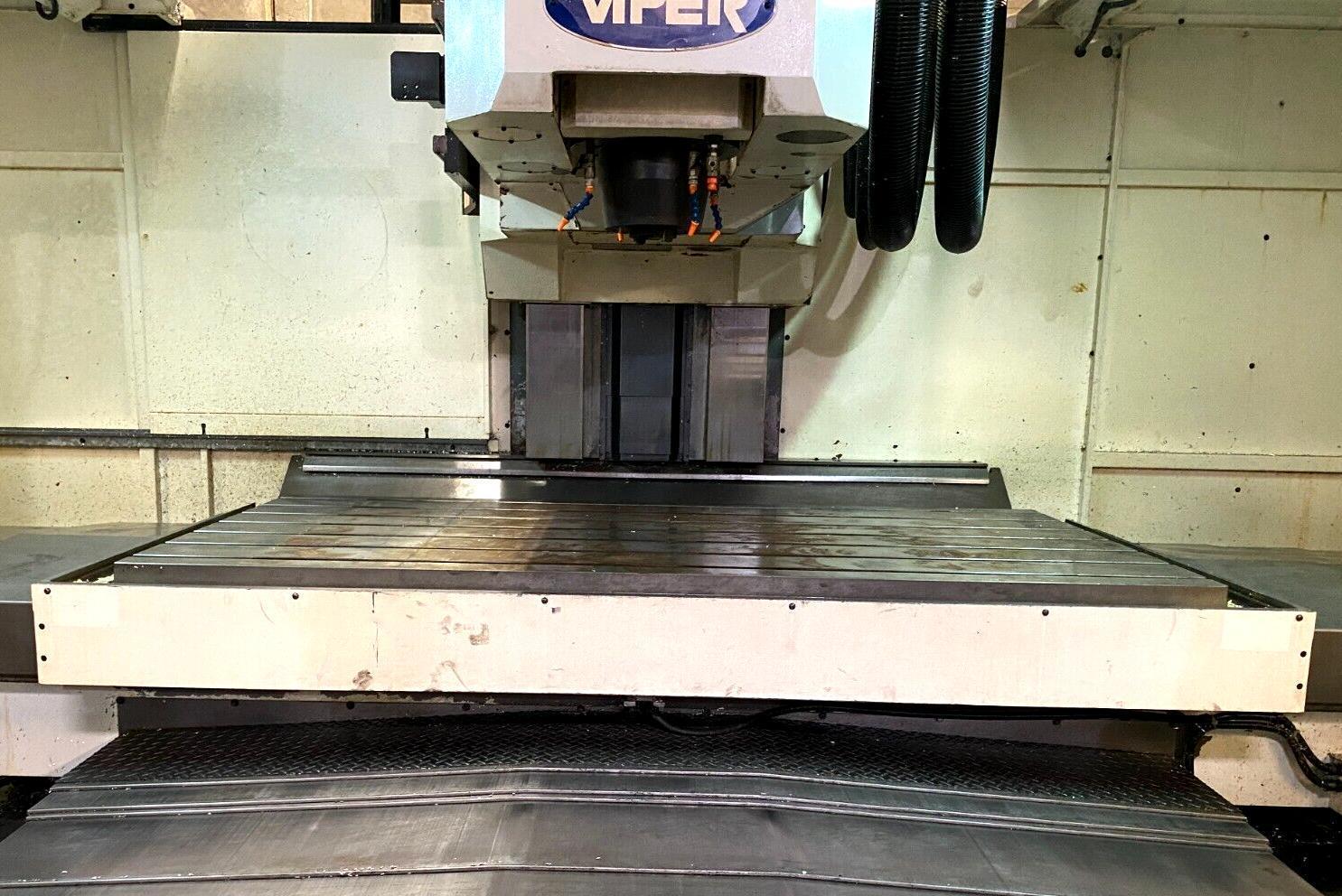 Mighty Viper #VMC-2100 5AB, CNC mill, 80" X, 40" Y, 30" Z, 10k RPM, #50, 50 HP, 5-Axis, Fanuc 30i-MA, rigid - Image 6
