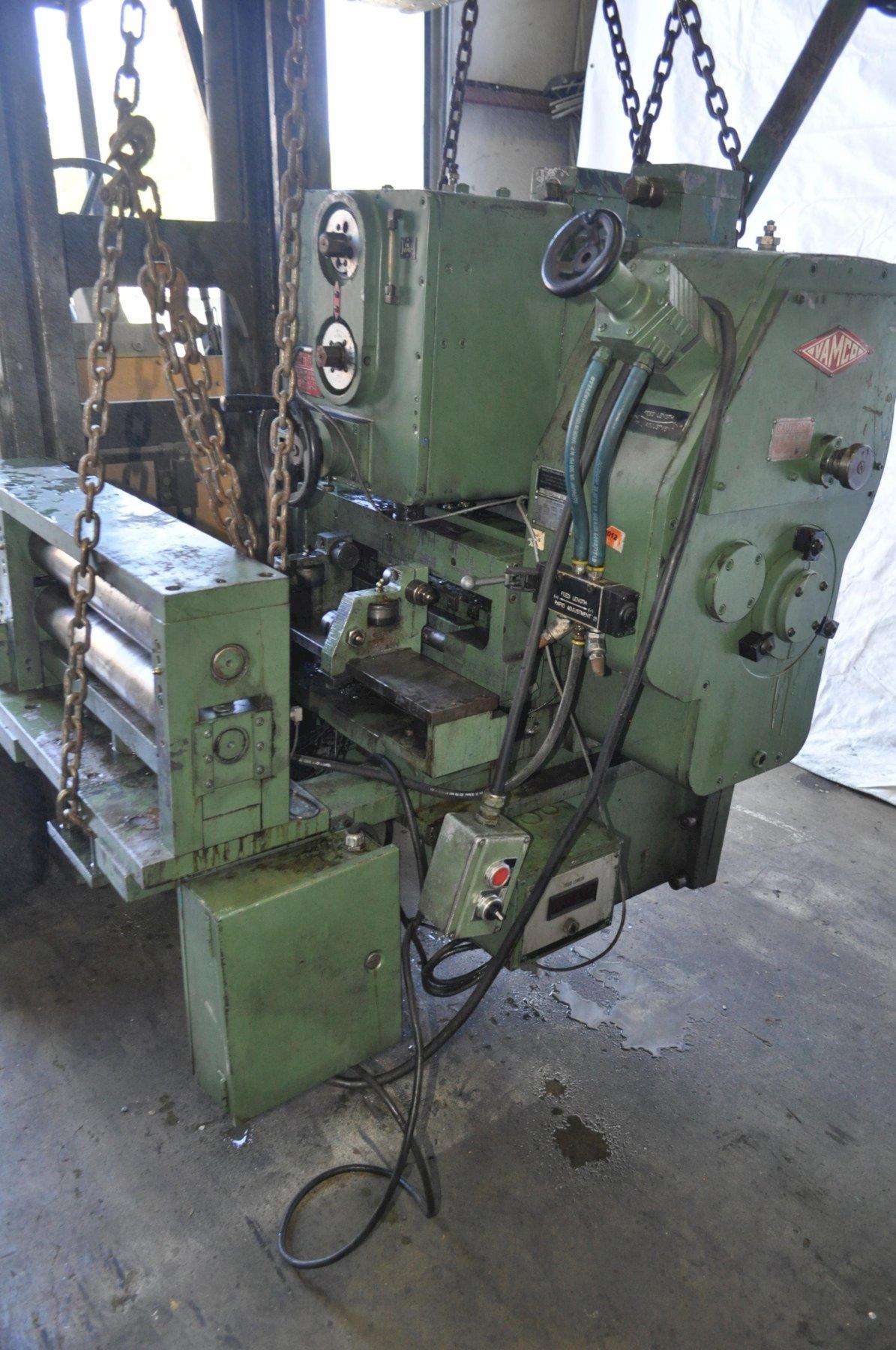 6" Vamco #BK-220-11, feeders sliding type, 21" shear blade, 20" pinch rolls - Image 1