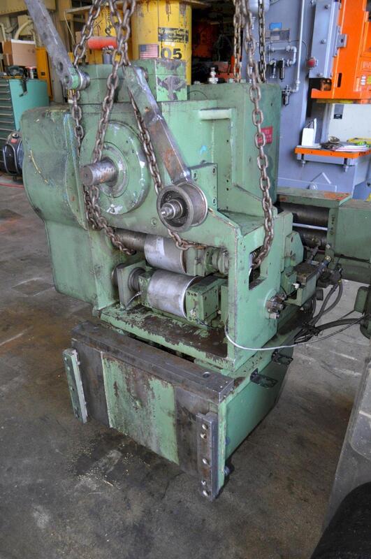 6" Vamco #BK-220-11, feeders sliding type, 21" shear blade, 20" pinch rolls - Image 5