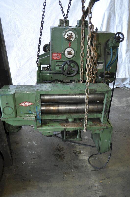 6" Vamco #BK-220-11, feeders sliding type, 21" shear blade, 20" pinch rolls - Image 8