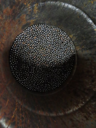 Polished steel ball mill media, 5/8" diameter, 11200 lb. - Image 6