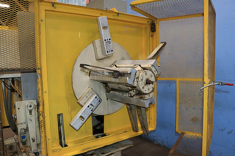 4000 lb. Aida, double end powered reel uncoiler, 12" width, keepers - Image 5