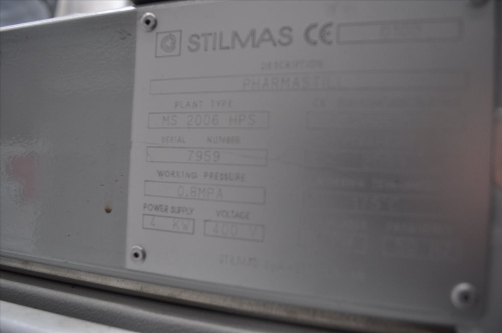 Stilmas #MS2006HPS, Distillator, serial #7959, work Pressure 0,8mpa. Working Temperature 175&deg;C, 2008, S43311 - Image 6