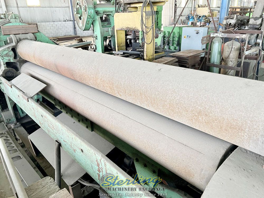 10' x 1" Pope #PR-101000-4, plate roll, power adjusted forming roll, pedestal Control, safety system - Image 4