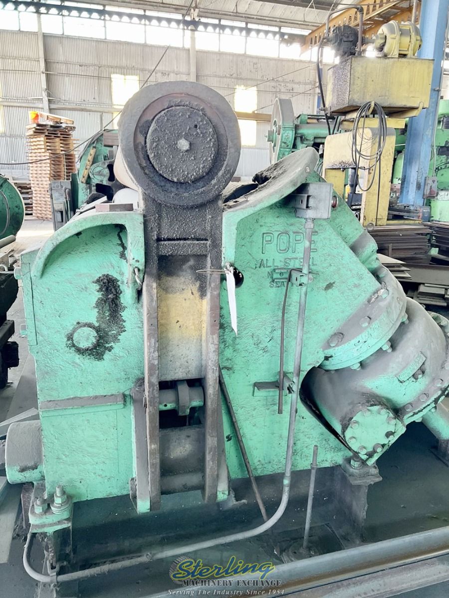 10' x 1" Pope #PR-101000-4, plate roll, power adjusted forming roll, pedestal Control, safety system - Image 5