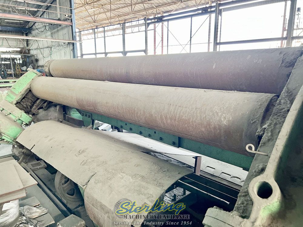 10' x 1" Pope #PR-101000-4, plate roll, power adjusted forming roll, pedestal Control, safety system - Image 10