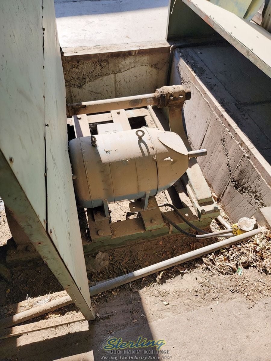 12' x 1-1/4" Bertsch #20, mechanical initial pinch plate roll, 19-1/2" roll diameter, pneumatic end drops - Image 3