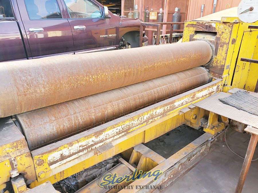 10' x 1" Bertsch, hydraulic double pinch plate bending roll, hydraulic drop end, power roll adj., 30 HP - Image 6