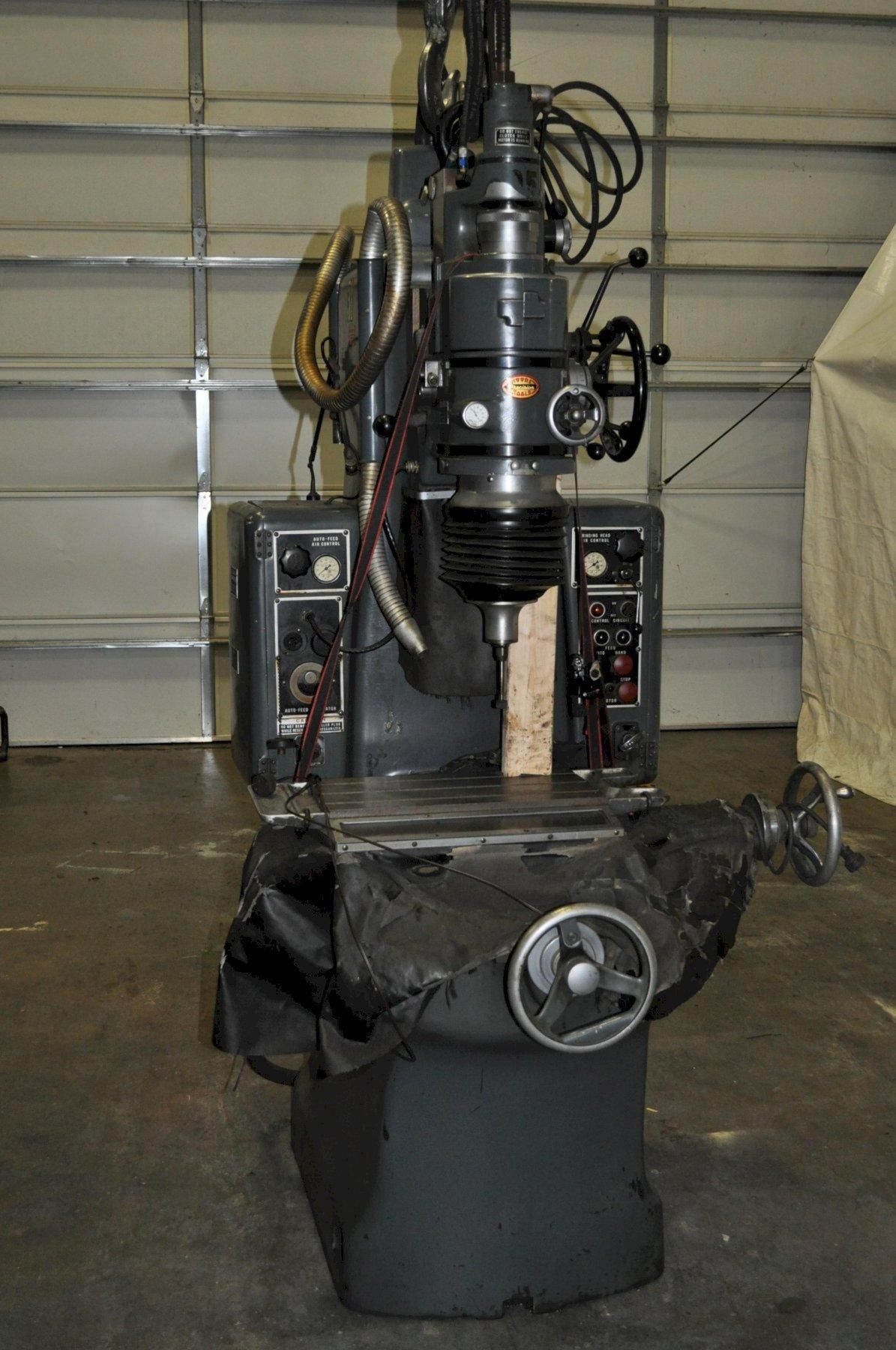 Moore #2, hand feed, automatic feed, 40000 RPM head, 19" x 10" bed, #14178J - Image 1