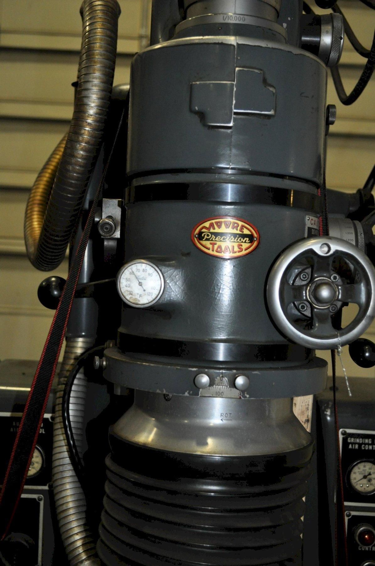 Moore #2, hand feed, automatic feed, 40000 RPM head, 19" x 10" bed, #14178J - Image 4