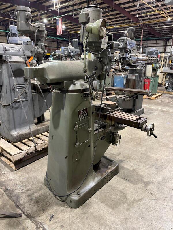 Yamazen #YC-1-1/2VA, vertical mill, 9" x42" table, 80-2720 RPM, 5" quill travel, 2 HP, 1978 - Image 2