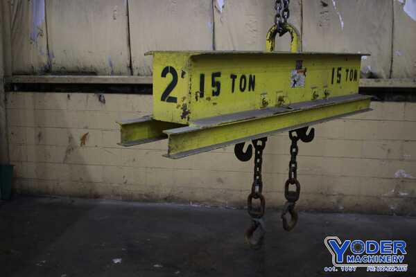 15 Ton, Cady #6494BF-B, spreader bars, 6' lgth, 16" ht of beam, 14" width of beam, 1986, #74923 - Image 1