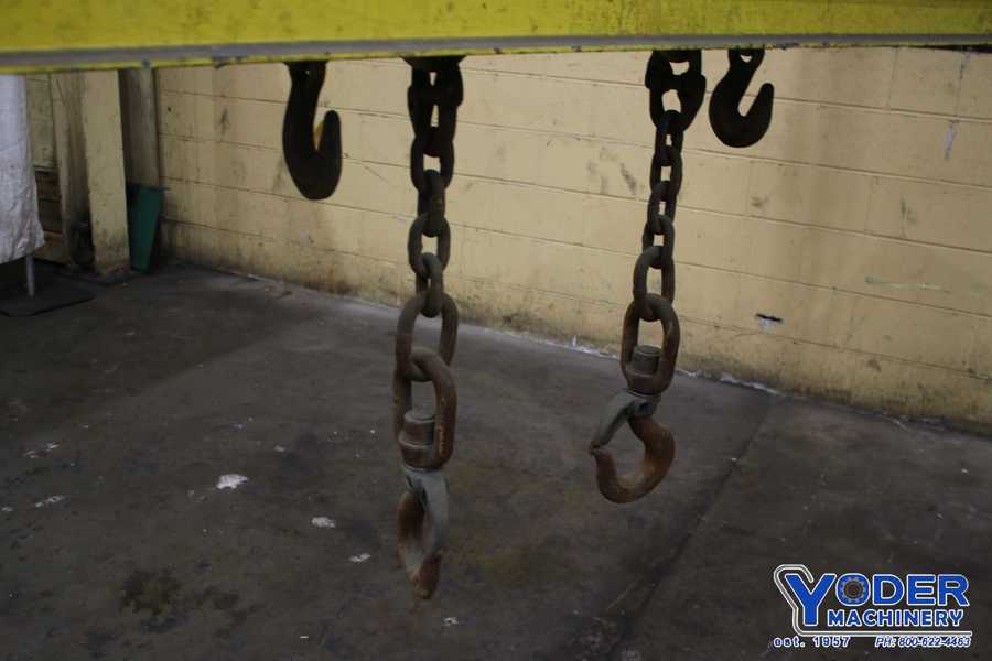 15 Ton, Cady #6494BF-B, spreader bars, 6' lgth, 16" ht of beam, 14" width of beam, 1986, #74923 - Image 2