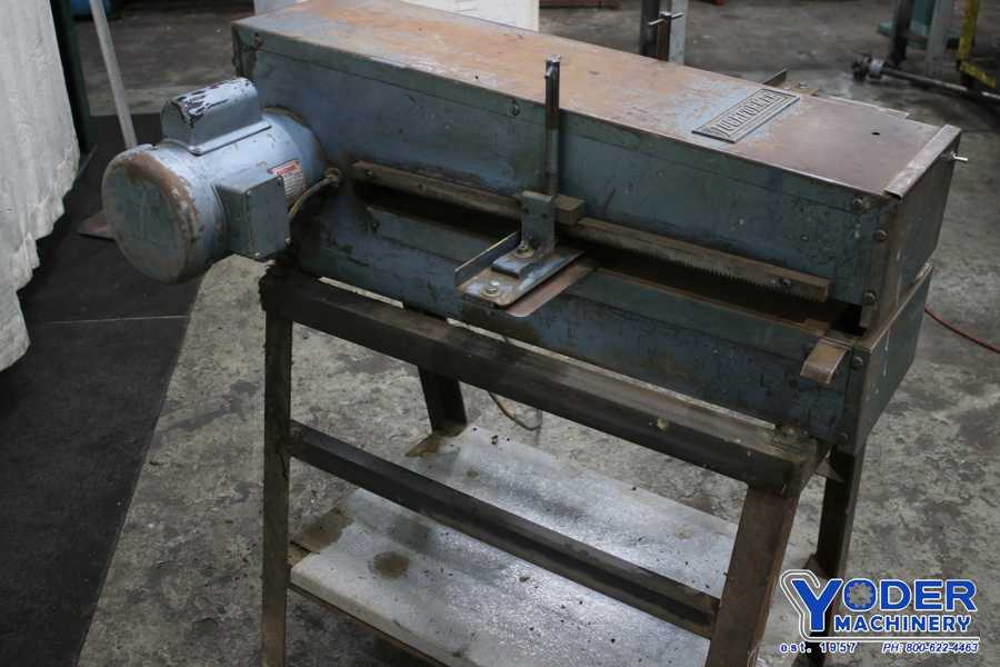 Lockformer slitter, 16 gauge, 24" throat, 1/2 HP, 110 V., 1 phase, #75935 - Image 3