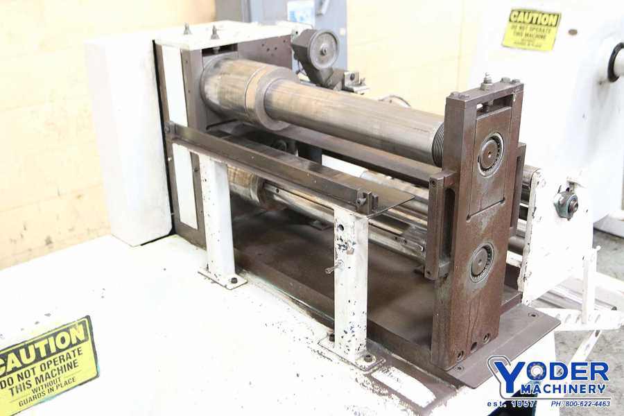 18" x 3-1/2" Wallner #SL-18, precision package slitting line, #70207 - Image 7