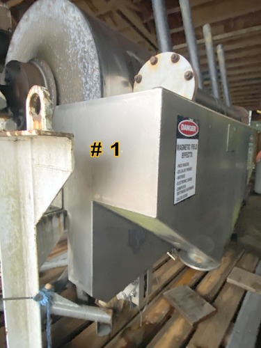 36" x 60" Malvern Enigineering, wet drum magnet separators, Ludowici Mineral, 2 magnets available - Image 3