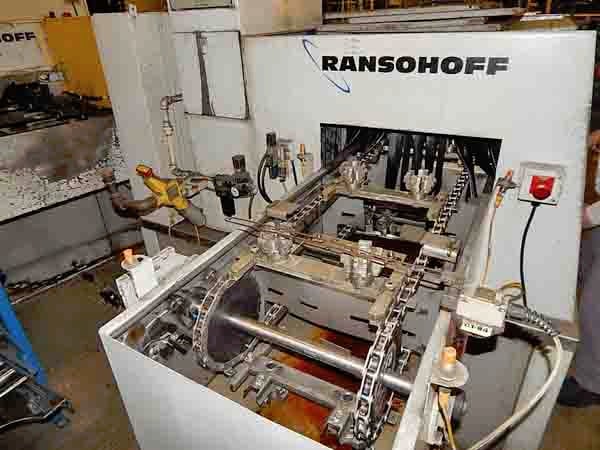 Ransohoff #LV-18WB, 2-stage heated washer with heated blow-off, 18", 2004 - Image 5