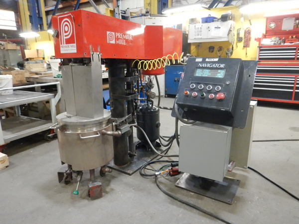 Premier Mill #PSM25, Stainless Steel basket type submersible media mill, 2001 - Image 2