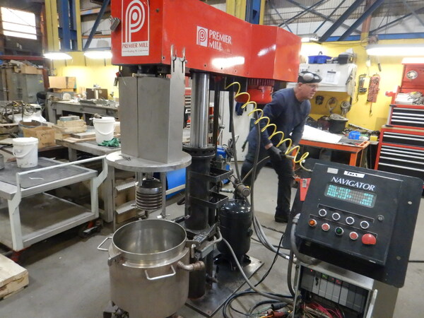 Premier Mill #PSM25, Stainless Steel basket type submersible media mill, 2001 - Image 6