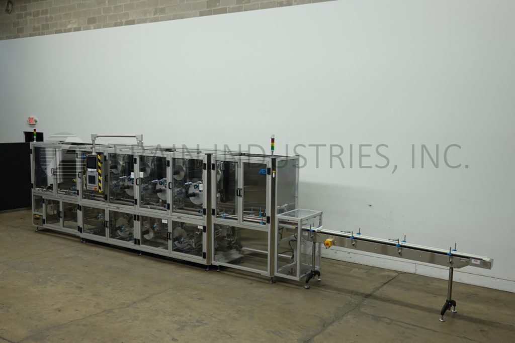 Aesus Labeling Systems #Premier, top & bottom, high speed, pressure sensitive carton labeler, mounted on heay - Image 1