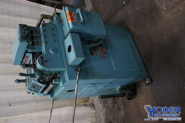 8" x .031" Littell #308, straightener, 7 rolls, 10-60 FPM, 1 HP, exit edge guides, #75361 - Image 1