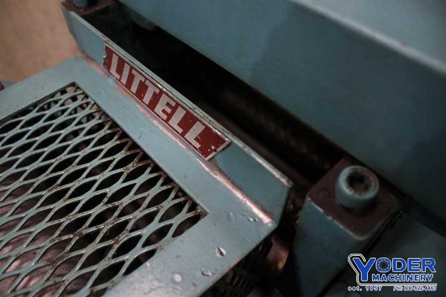 8" x .031" Littell #308, straightener, 7 rolls, 10-60 FPM, 1 HP, exit edge guides, #75361 - Image 3