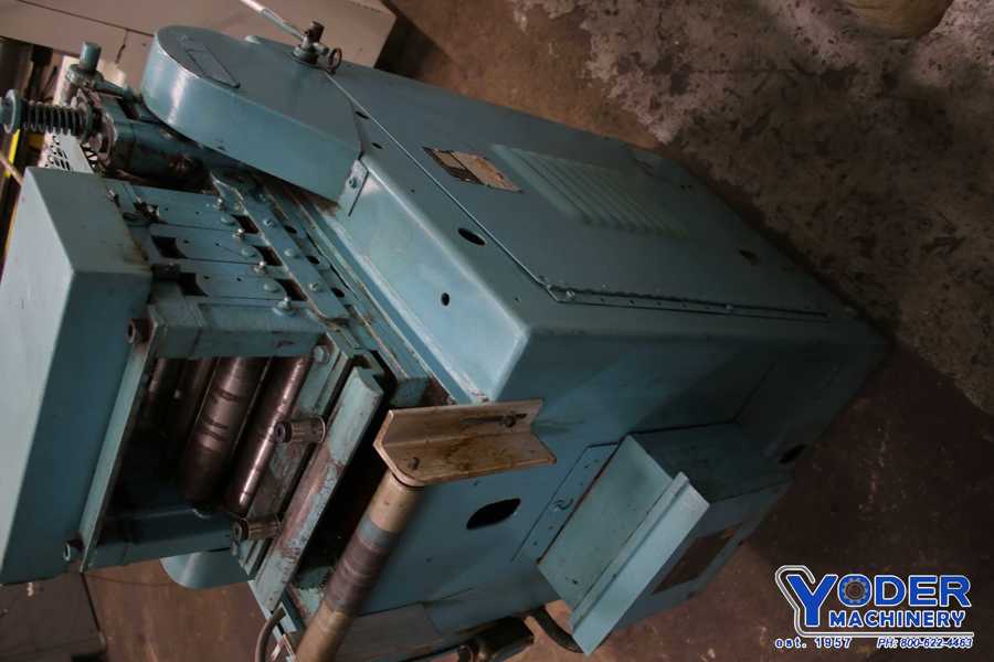 8" x .031" Littell #308, straightener, 7 rolls, 10-60 FPM, 1 HP, exit edge guides, #75361 - Image 8