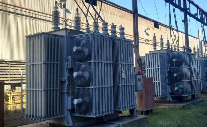 10/12.5/14 MVA 69000 Delta Primary, 13800Y/7970 Secondary, General Electric (2 available) - Image 2