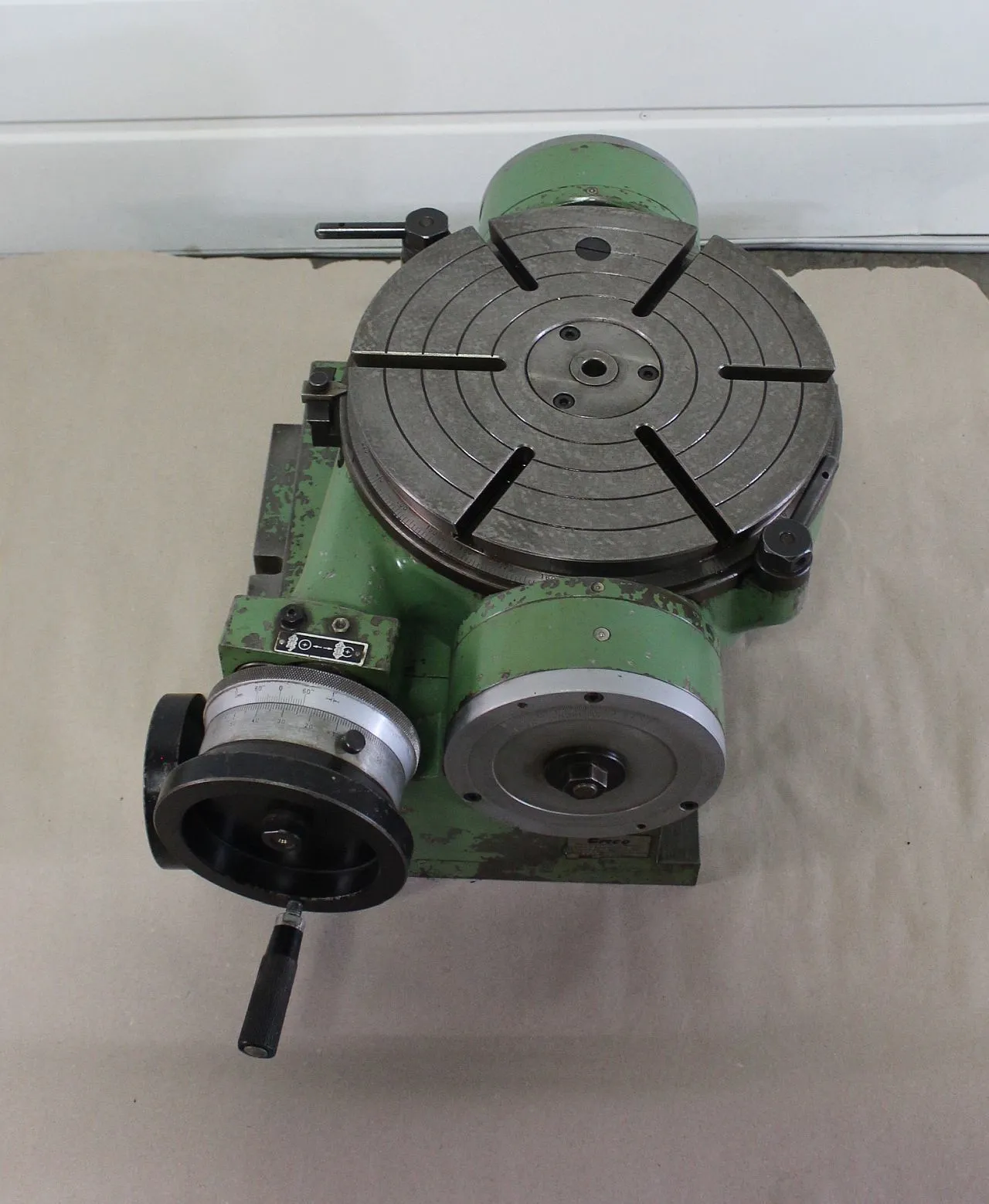 12.5" Enco, rotary table, 90 deg. Tilt - Image 1