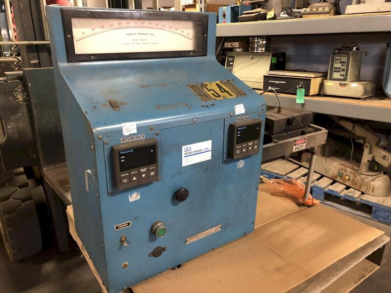 Dietert #336A, hot tensile tester w/Honeywell top & bottom digital temperature controllers, s/n 035 - Image 2