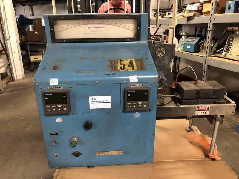 Dietert #336A, hot tensile tester w/Honeywell top & bottom digital temperature controllers, s/n 035 - Image 4