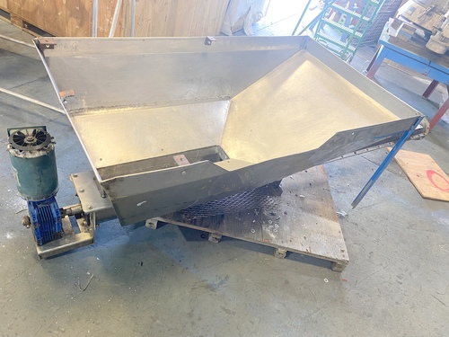 6" diameter x 10' long, Stainless Steel screw auger conveyor & hopper - Image 9