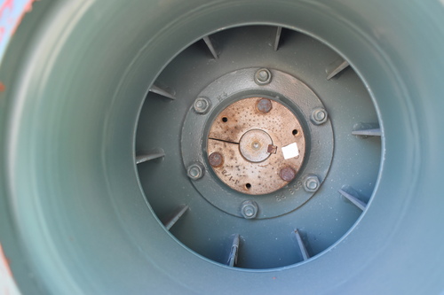 412 cfm @ 15-1/2" S.P., New York Blower fan, 3 HP, clock wise rotation, adjustable discharge positioners, 2017 - Image 3