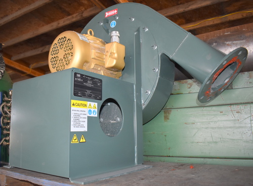 412 cfm @ 15-1/2" S.P., New York Blower fan, 3 HP, clock wise rotation, adjustable discharge positioners, 2017 - Image 7