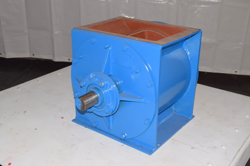 Rader feeder, 16" x 10" metal wheel rotary valve, rebuilt 2004 - Image 2