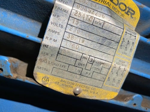 FAC#FAC-15, hydraulic pump, 15 HP, 230/460 V. - Image 6