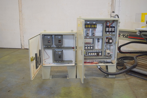 Wisconsin Automated Machine #C-450, single end tenoner, automatic double head shaper/coping - Image 10