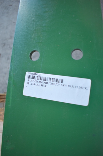 Blue Babe, 6' deck saw bars (3 available) - Image 8