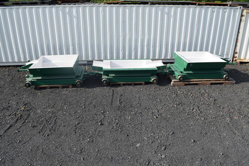 Detonation chamber vessel, 52,000 LBS., 3 lined carts included - Image 8