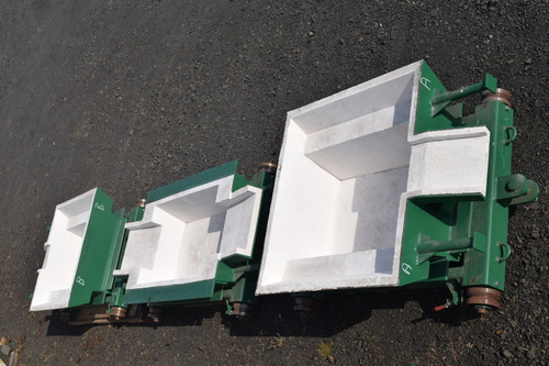 Detonation chamber vessel, 52,000 LBS., 3 lined carts included - Image 10