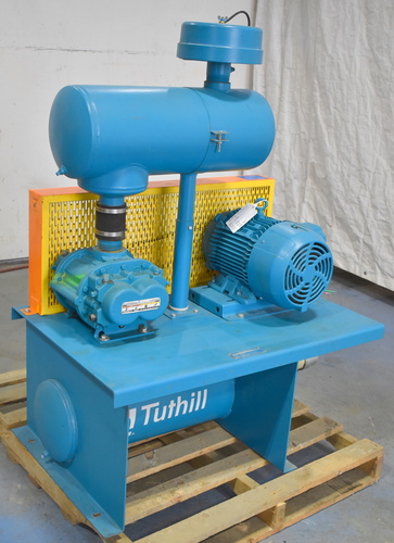 Tuthill #3006-22L3N, vacuum blower system, 7-1/2 HP positive displacement blower - Image 6