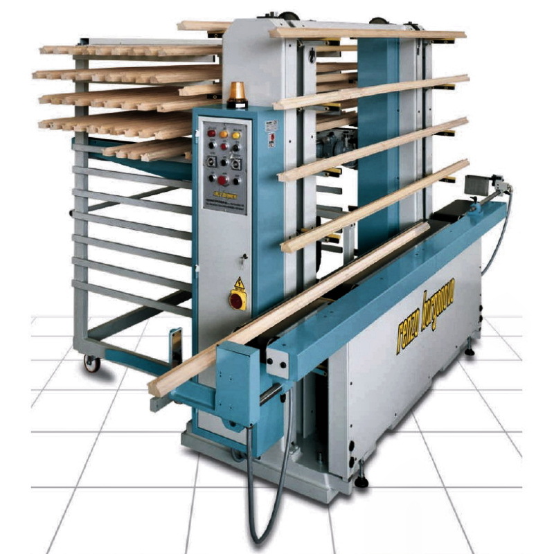 Renzo Borgonovo #BL-94-3, Vertical Moulding Stacker, 192" L x 6" width workpiece, 30 PPM, 87" H x 91" width - Image 1
