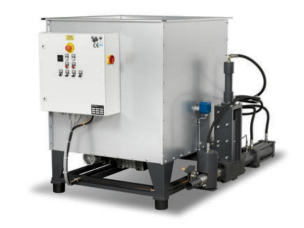 Weima #C-150, Cylindrical Briquette press, 2" diameter briquette, 41" x 41" hopper, 1.43 cu/yd, 9 HP - Image 1