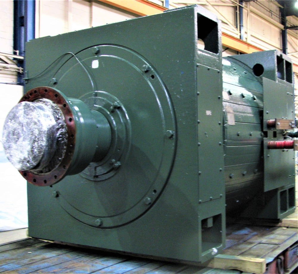 3000 HP 250/770 RPM Reliance, Frame 1610AT, DC motor, 720 VA (5 available) - Image 1
